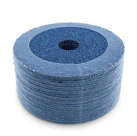 BHA zirconia resin fiber sanding discs front view for smooth metal blending.