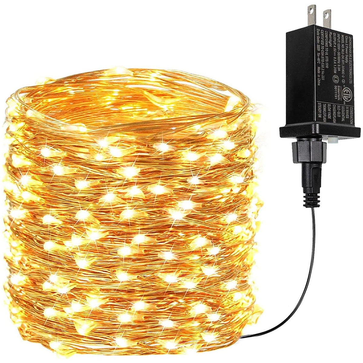 BHCLIGHT 66ft 200LED fairy lights illuminate indoor and outdoor spaces.