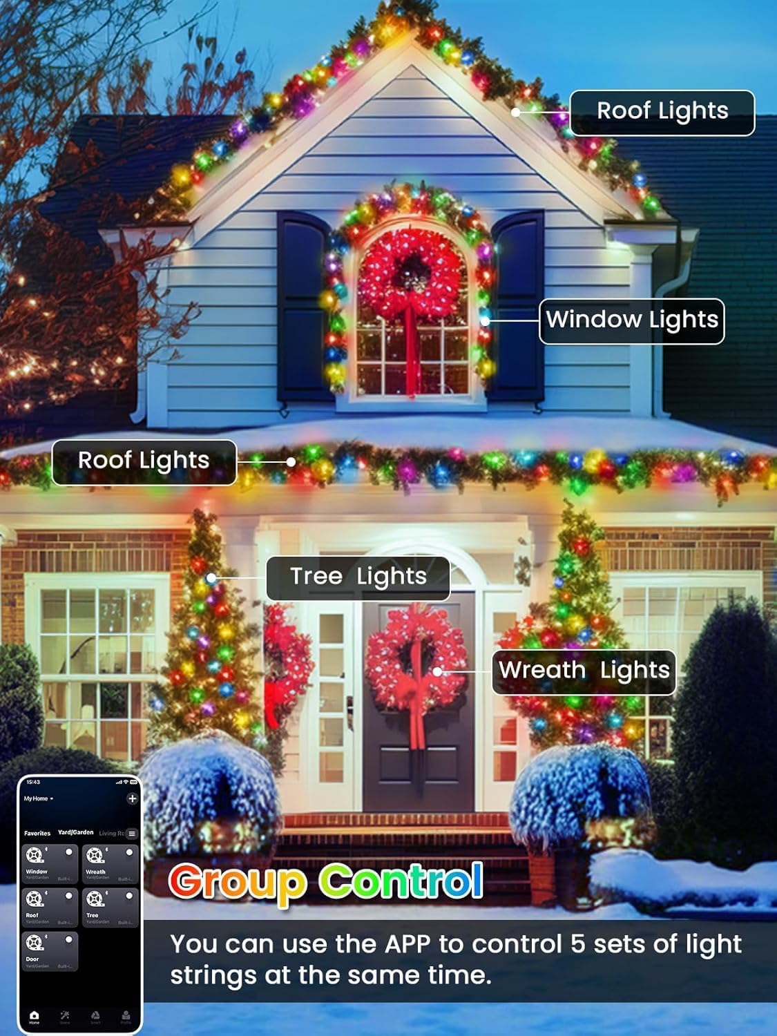BHCLIGHT music rhythm lights dance with your playlist to energize parties