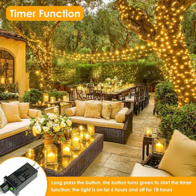 BHCLIGHT UL588-certified adapter ensures safe plug-in use indoors or outdoors