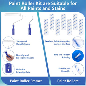 BHLUUIYER four-inch roller cover for precise edges