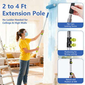 BHLUUIYER nine-inch roller cover for smooth wall finish