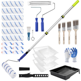 BHLUUIYER paint roller kit contents ready for complete room painting