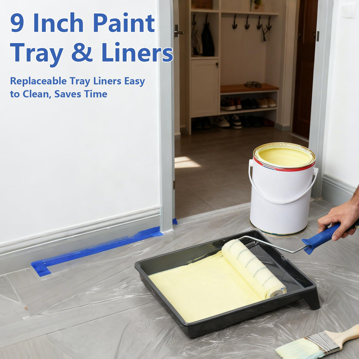BHLUUIYER roller frames with corrosion-resistant rods for durability