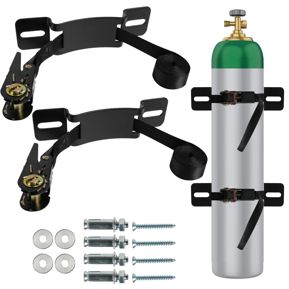 BIAJOV propane bracket front view secures tanks safely for outdoor use.