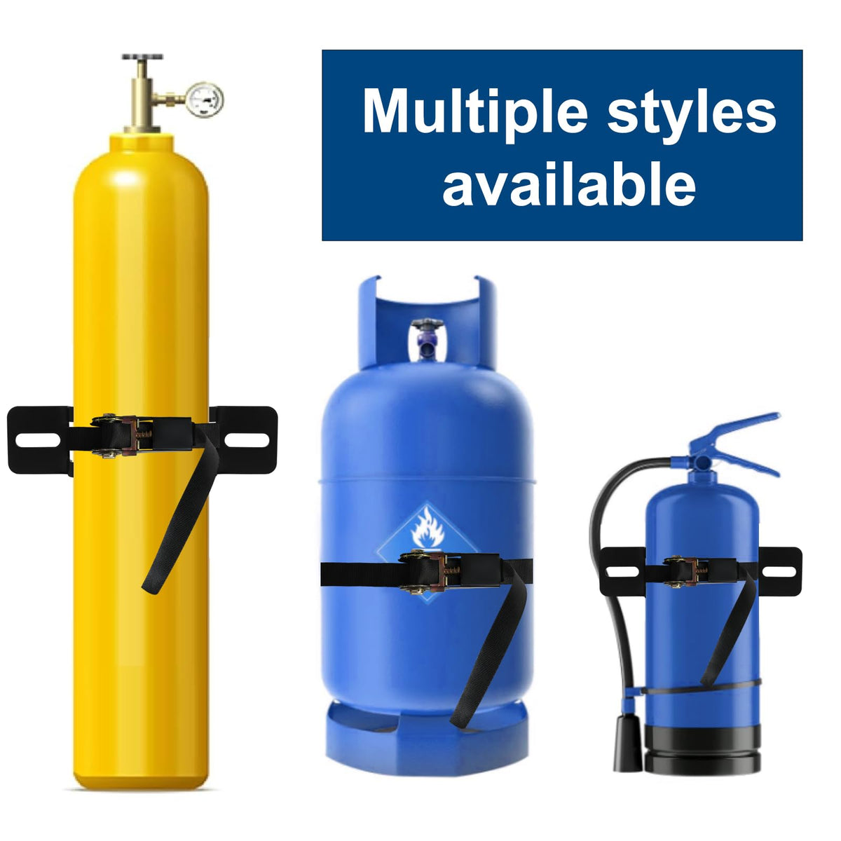 BIAJOV steel cylinder holder emphasizes durable, long lasting support.