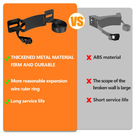 BIAJOV wall-mount brackets installation shows quick, tool-friendly mounting.