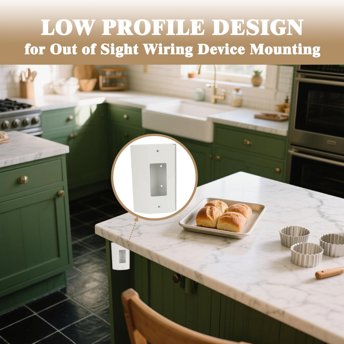 BIAOHAN corner-mount box pre-drilled holes enable straightforward installation.