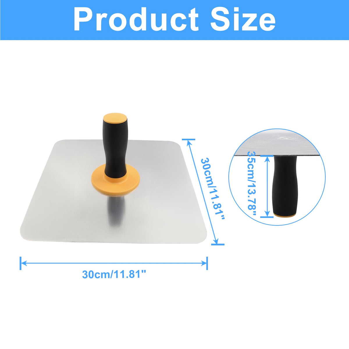 Biaungdo plaster hawk with soft handle for comfortable use.