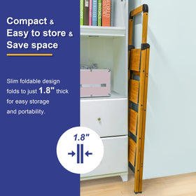 Bibkoke ladder supporting up to 330 lbs for everyday home use