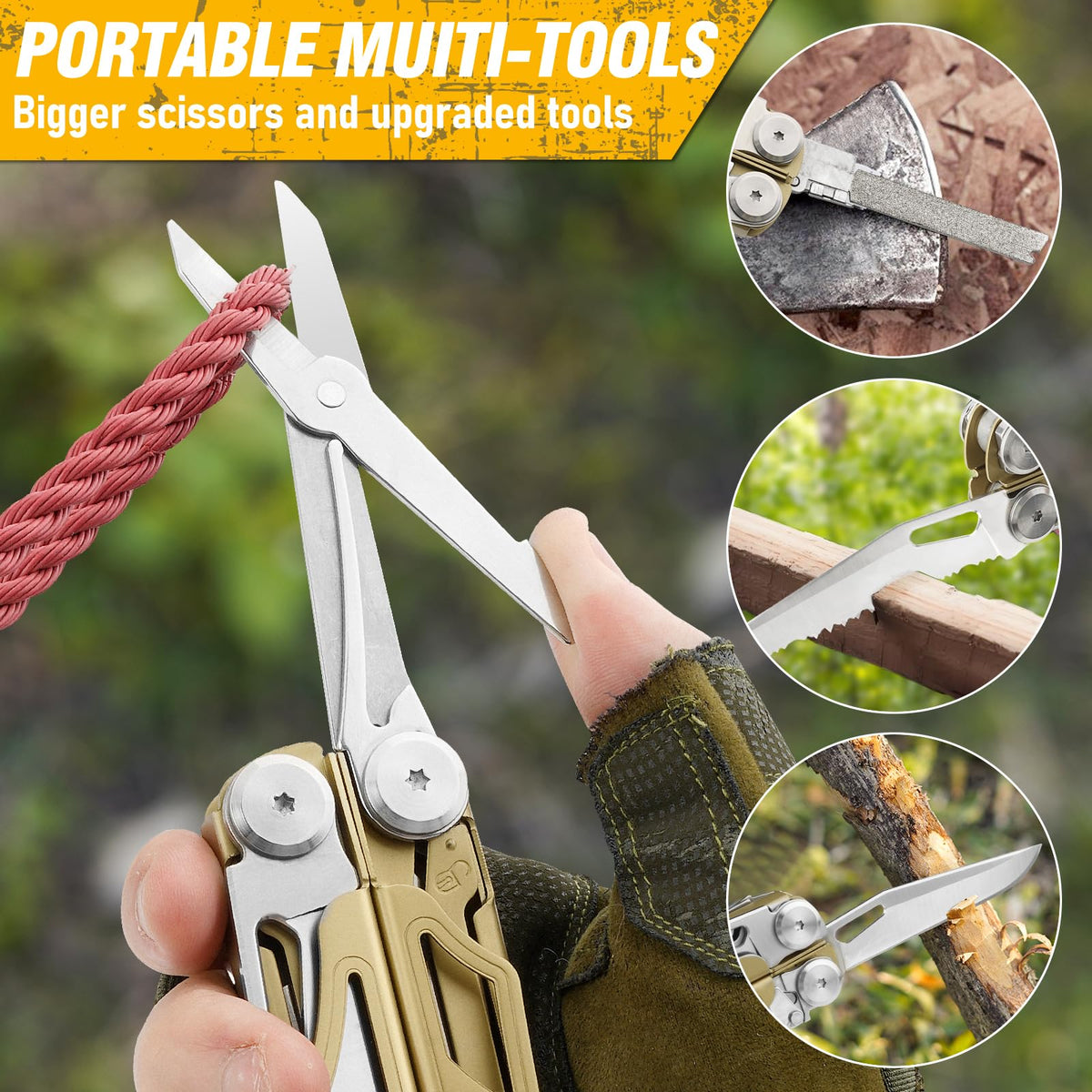 BIBURY Multitool Pro nylon sheath for secure carry.