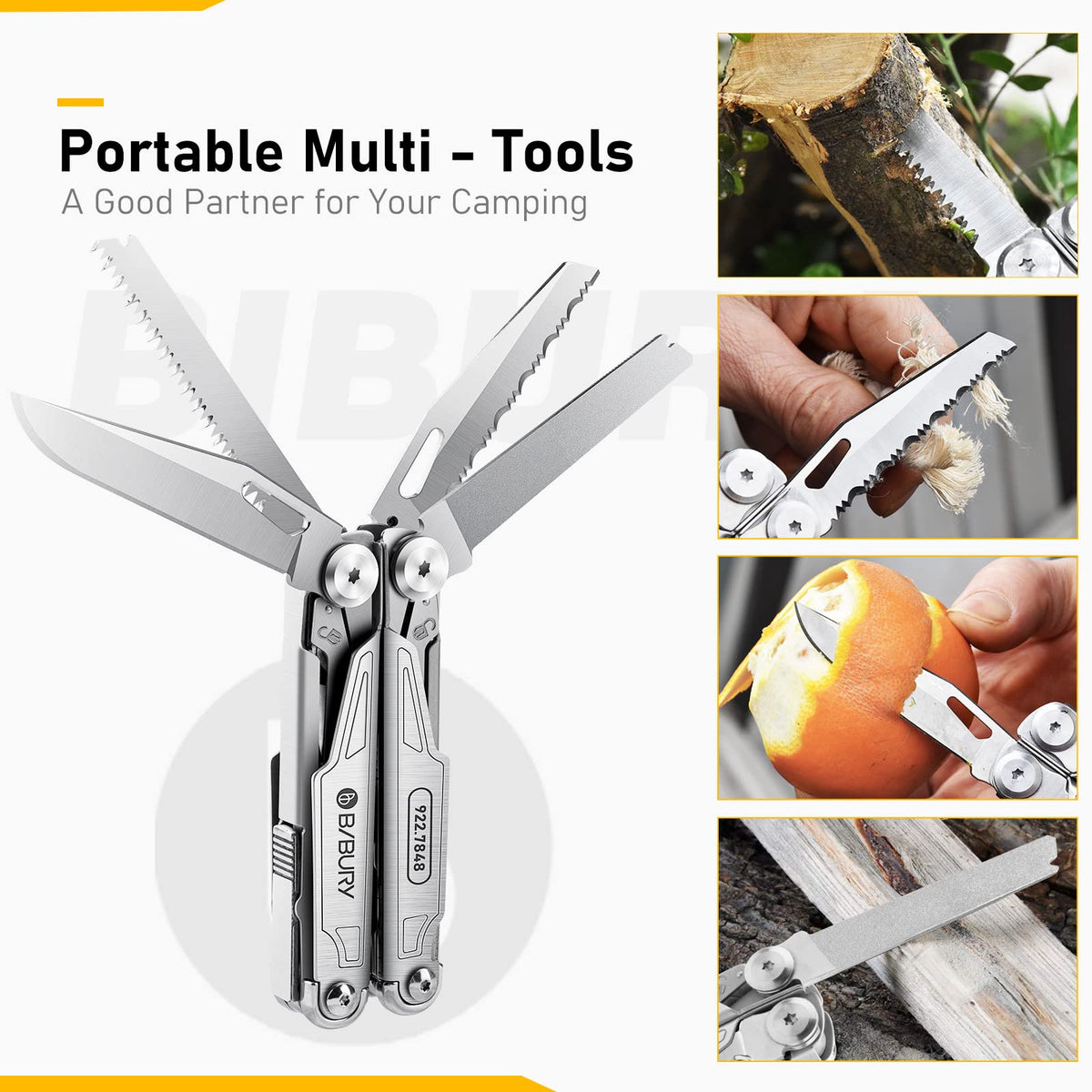 Bibury multitool with wire cutters and wire strippers for repairs.