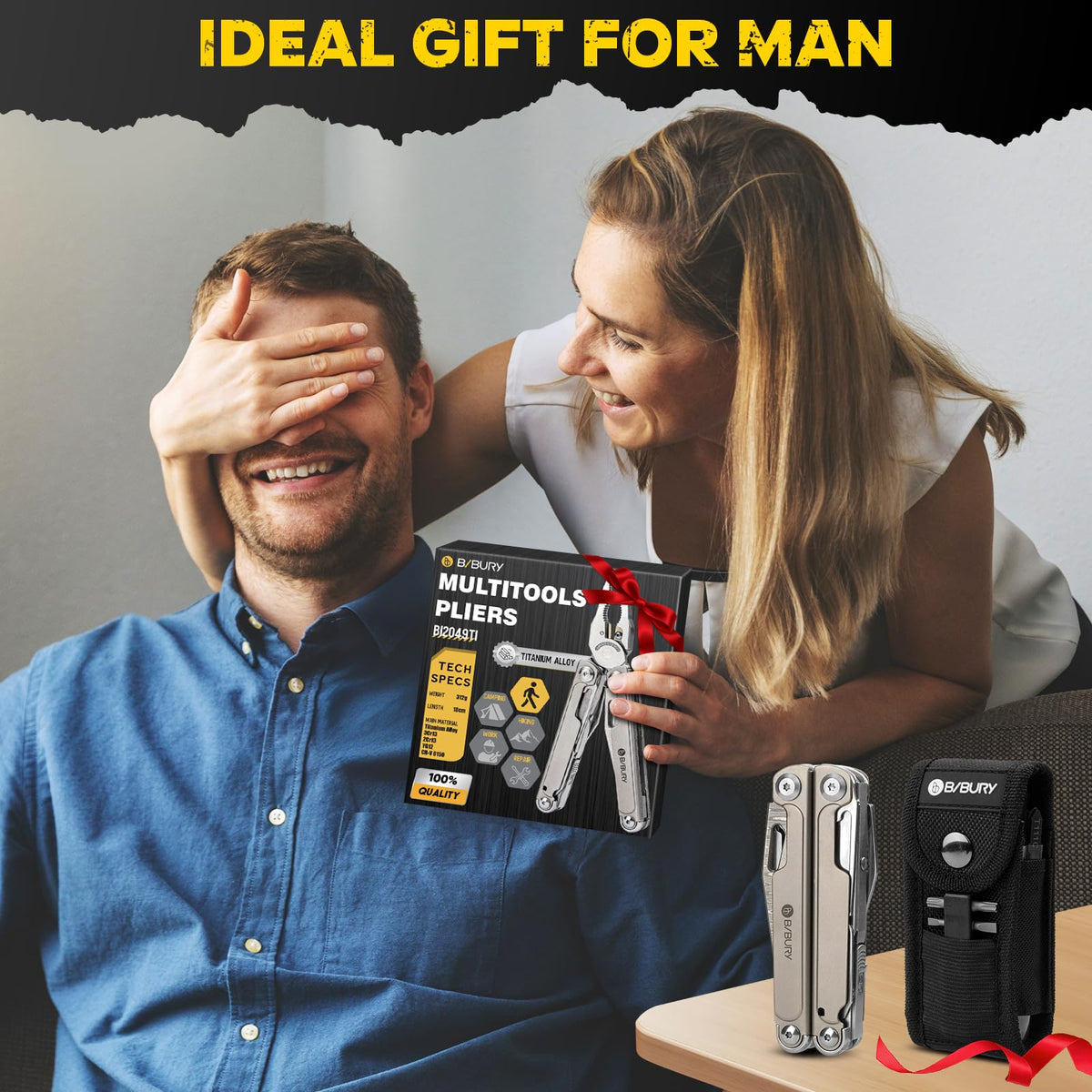 BIBURY ready-to-go gift set suits outdoor enthusiasts and DIYers.