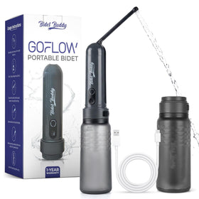 Bidet Buddy GoFlow 320ml bottle for travel hygiene in any setting.