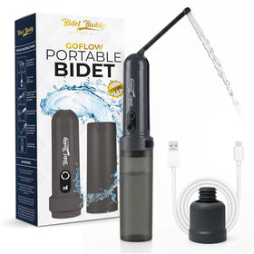 Bidet Buddy GoFlow bottle design for travel, easy to grip and refill on the go