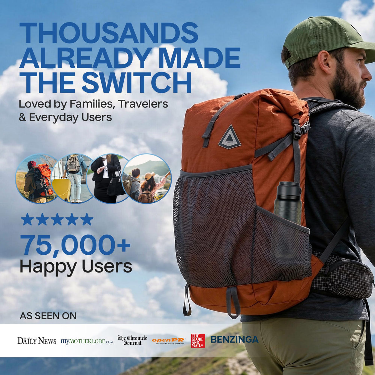 GoFlow complete package includes cable and manual for quick setup.