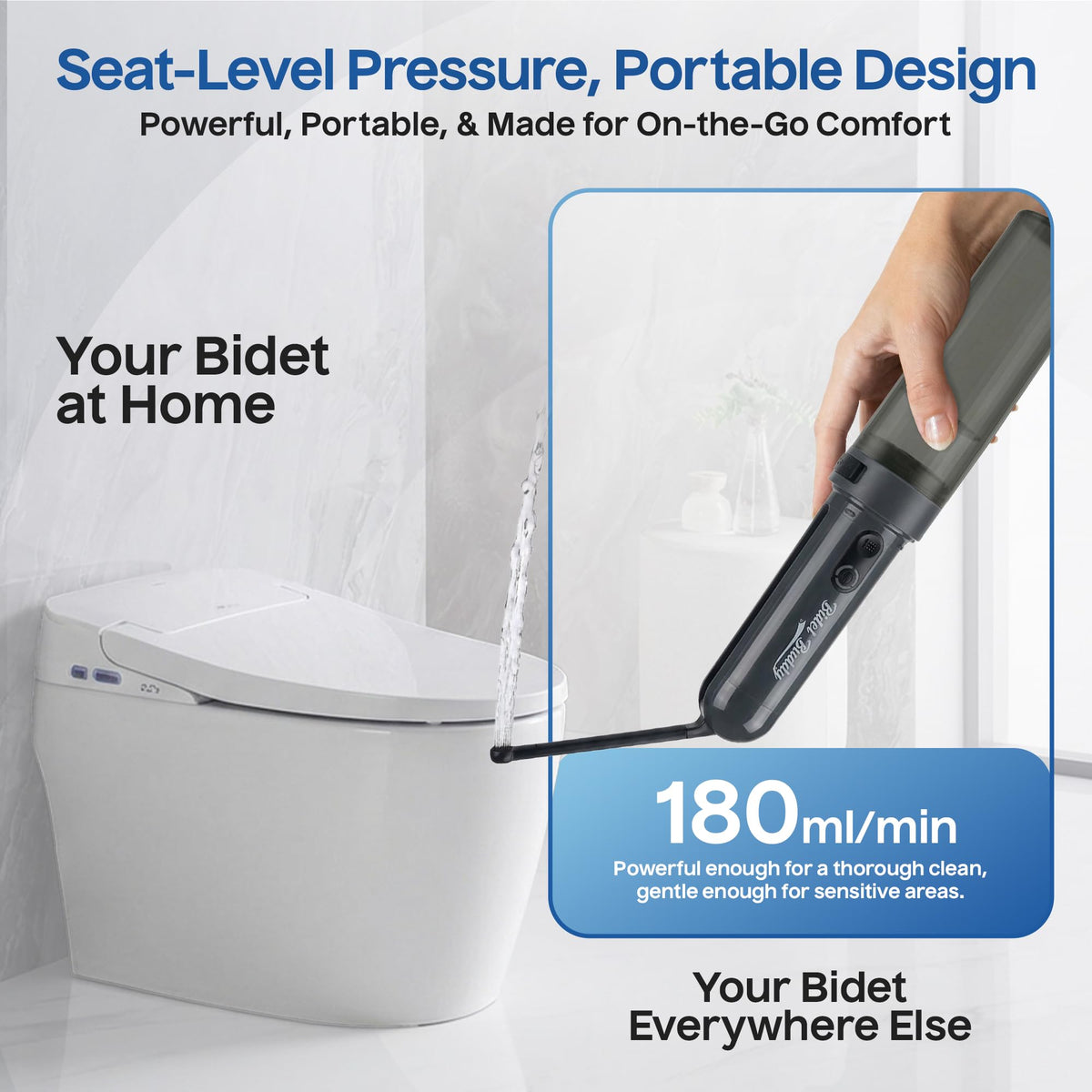 GoFlow shows dual power modes for customizable cleansing experiences