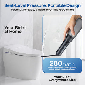 GoFlow nozzle wand supports targeted cleaning with a compact design.