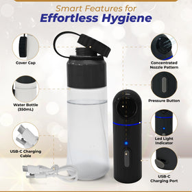 Bidet Buddy LuxeJet durable ABS body with IPX7 waterproof rating.
