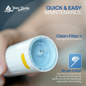 Bidet Buddy PureJet compact design fits easily in luggage