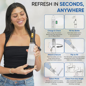 Bidet Buddy PureJet premium ABS construction for rugged outdoor use