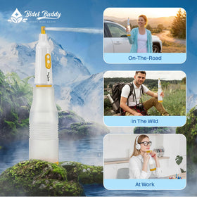 Bidet Buddy PureJet travel pouch helps keep essentials organized