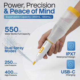 Bidet Buddy PureJet USB-C rechargeable battery keeps you powered on journeys