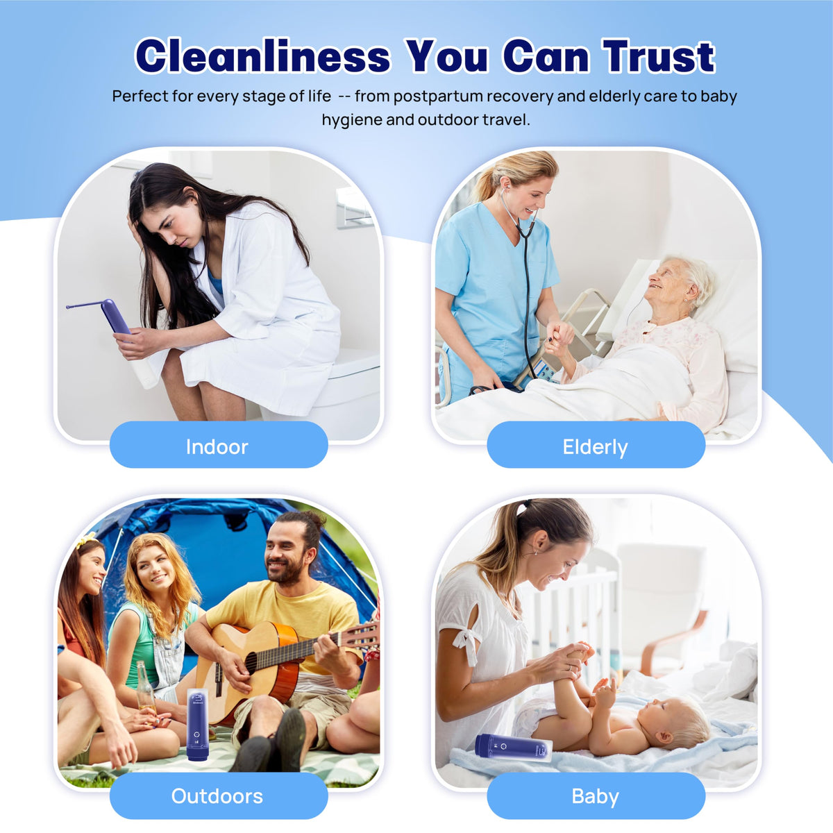 BIDEZO eco-friendly travel cleaning option reduces disposable waste