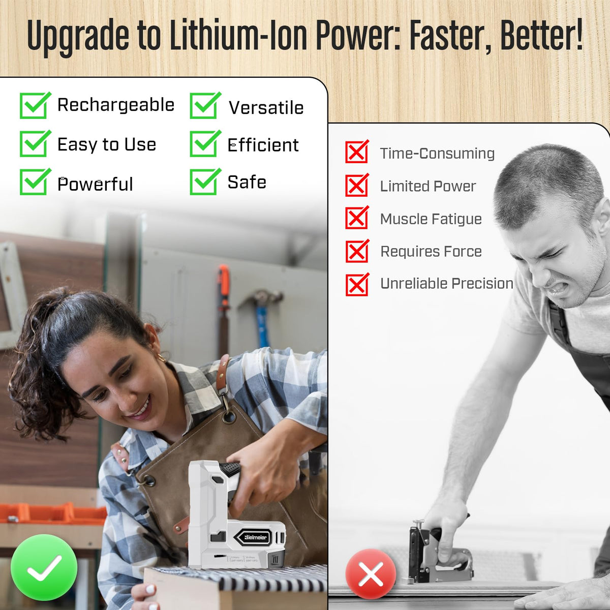 Bielmeier bottom-loading magazine enables quick reloads for uninterrupted work.