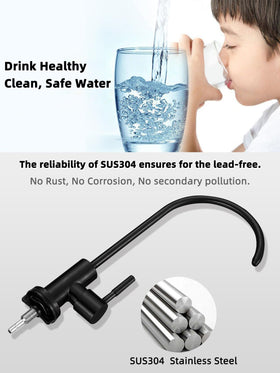 Bifordo faucet with 360 degree swivel spout for flexible filling