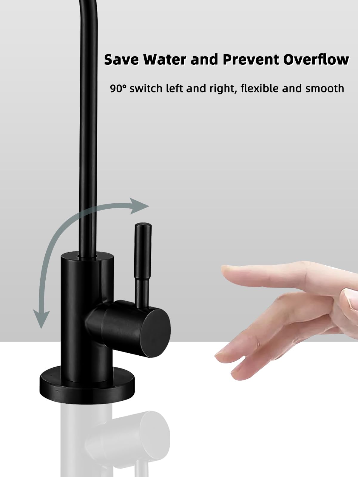 Bifordo easy install faucet demonstrated with quick connect fittings