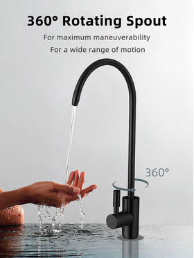 Bifordo SUS304 stainless steel faucet showing durable, rust resistant finish