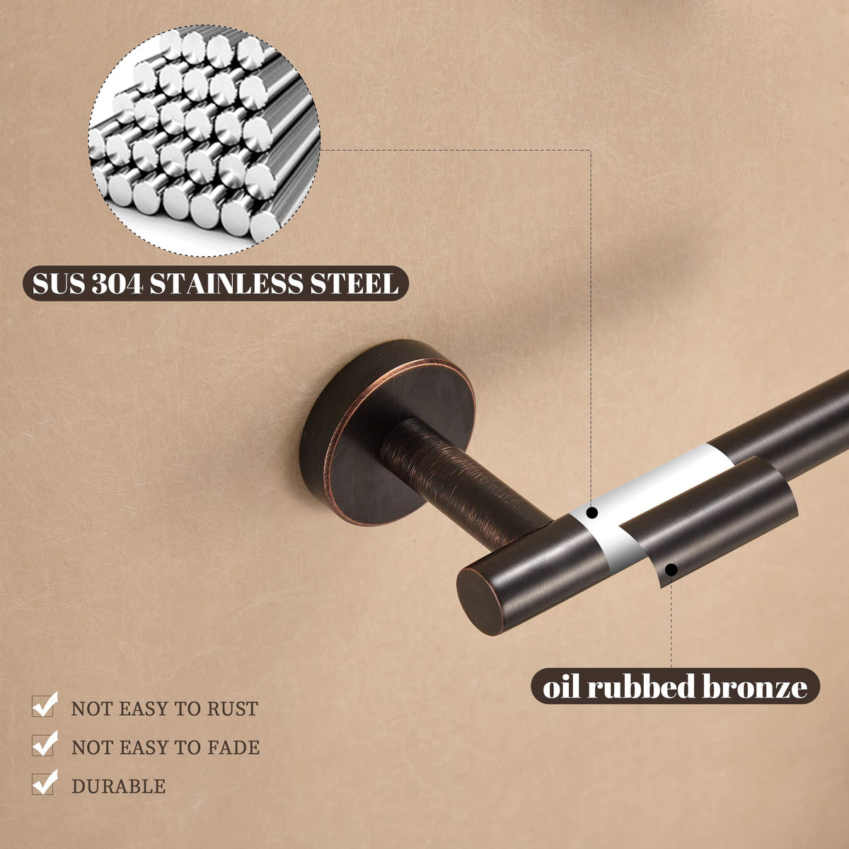 BigBig Home wall mount base provides a clean, hidden-screw appearance.