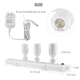 BIGLIGHT dimmable remote control for flexible brightness from 5% to 100%.