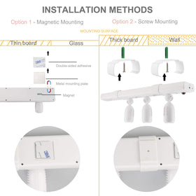 BIGLIGHT easy installation with adhesive tape or screws.
