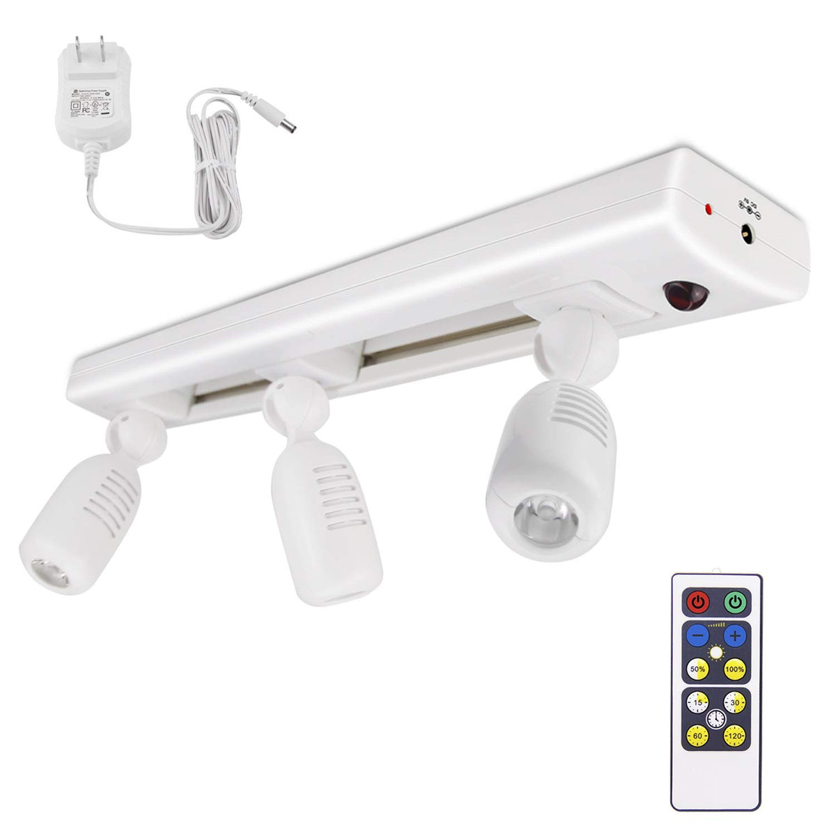 BIGLIGHT LED Track Light with remote control for easy lighting adjustments.