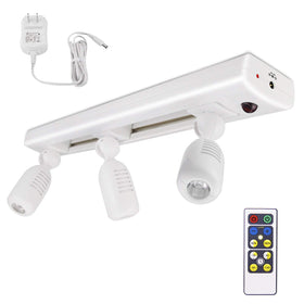 BIGLIGHT LED Track Light with remote control for easy lighting adjustments.