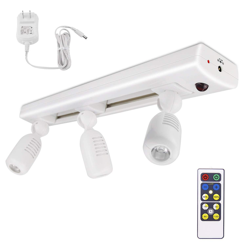 BIGLIGHT LED Track Light with remote control for easy lighting adjustments.