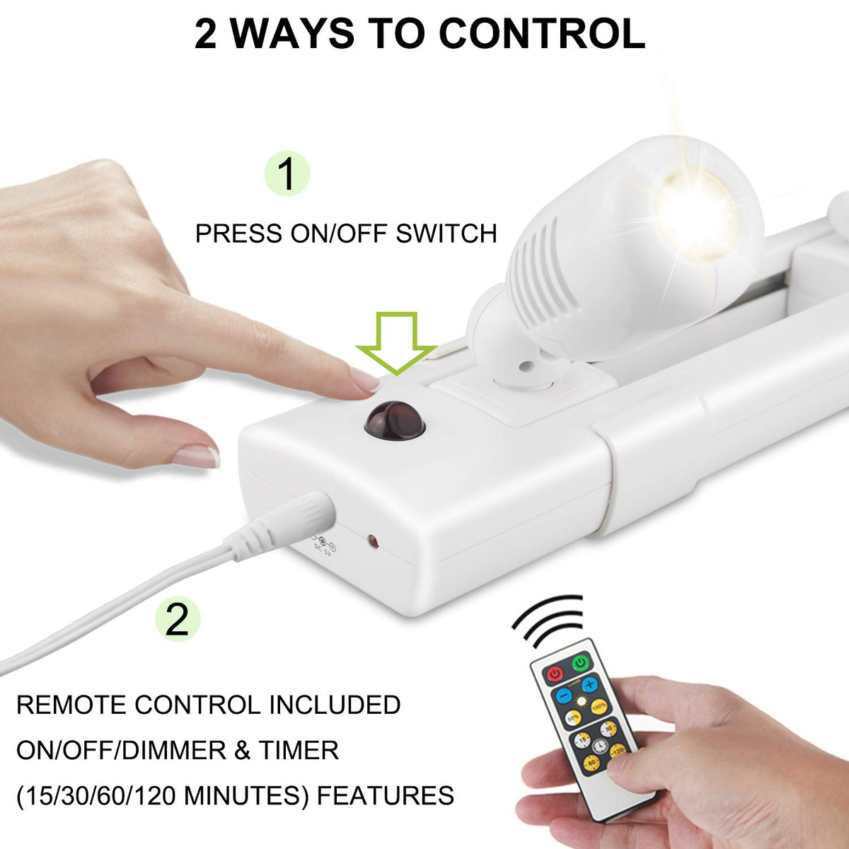 BIGLIGHT three-head track light delivers 500 lumens of warm 3000K illumination.