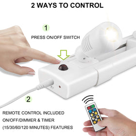 BIGLIGHT three-head track light delivers 500 lumens of warm 3000K illumination.