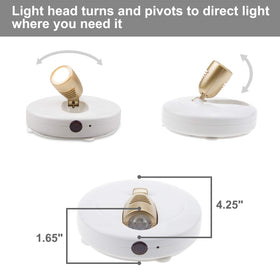 BIGLIGHT Spotlight remote control enables easy dimming and timer settings.