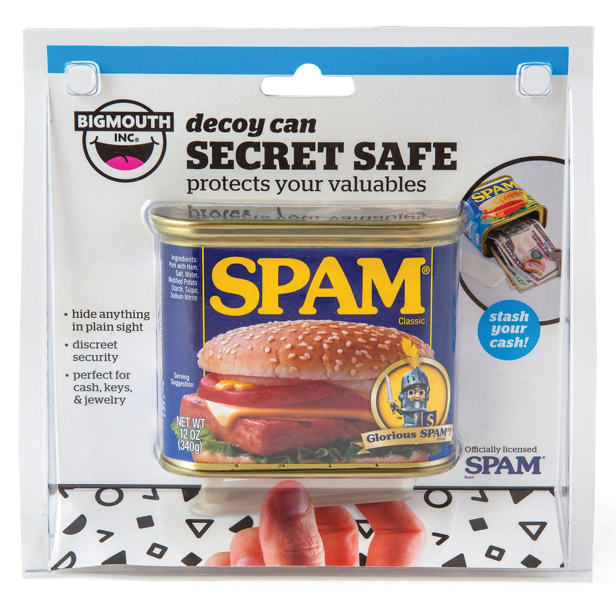 BigMouth Inc Spam Diversion Can gift-pack image showing playful concealment