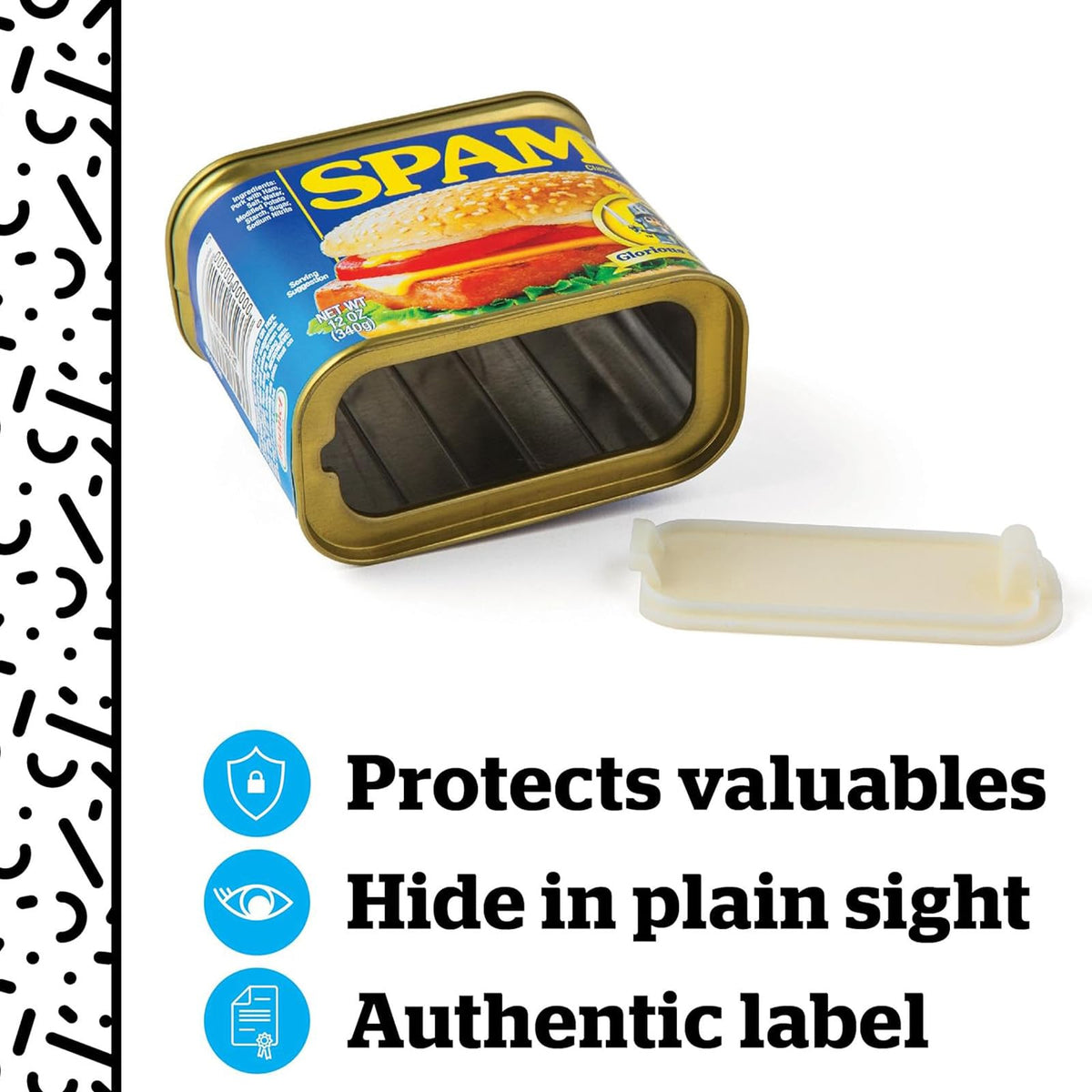 BigMouth Inc Spam Diversion Can weighted design for authentic feel