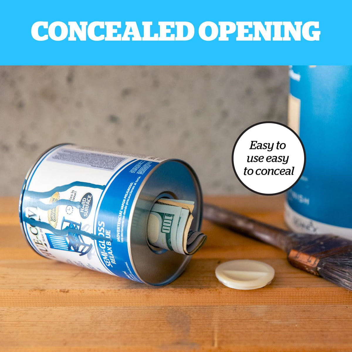 BigMouth Quart Diversion can placed among pantry items for discreet everyday storage