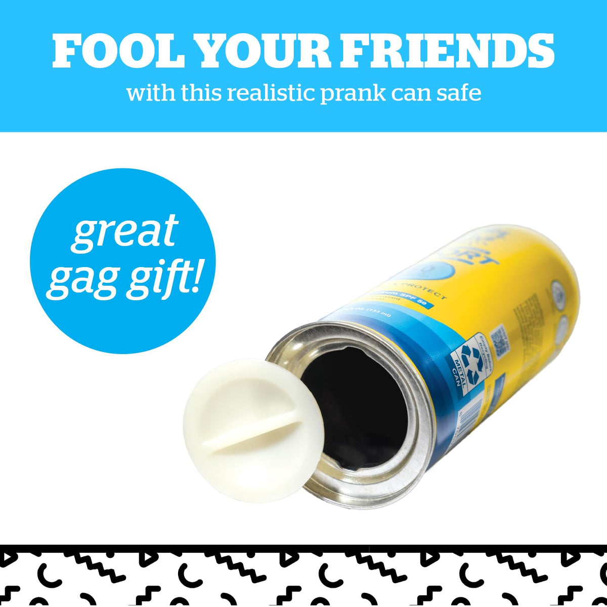 BigMouth Sunscreen Can blends with kitchen decor for everyday concealment on a shelf.