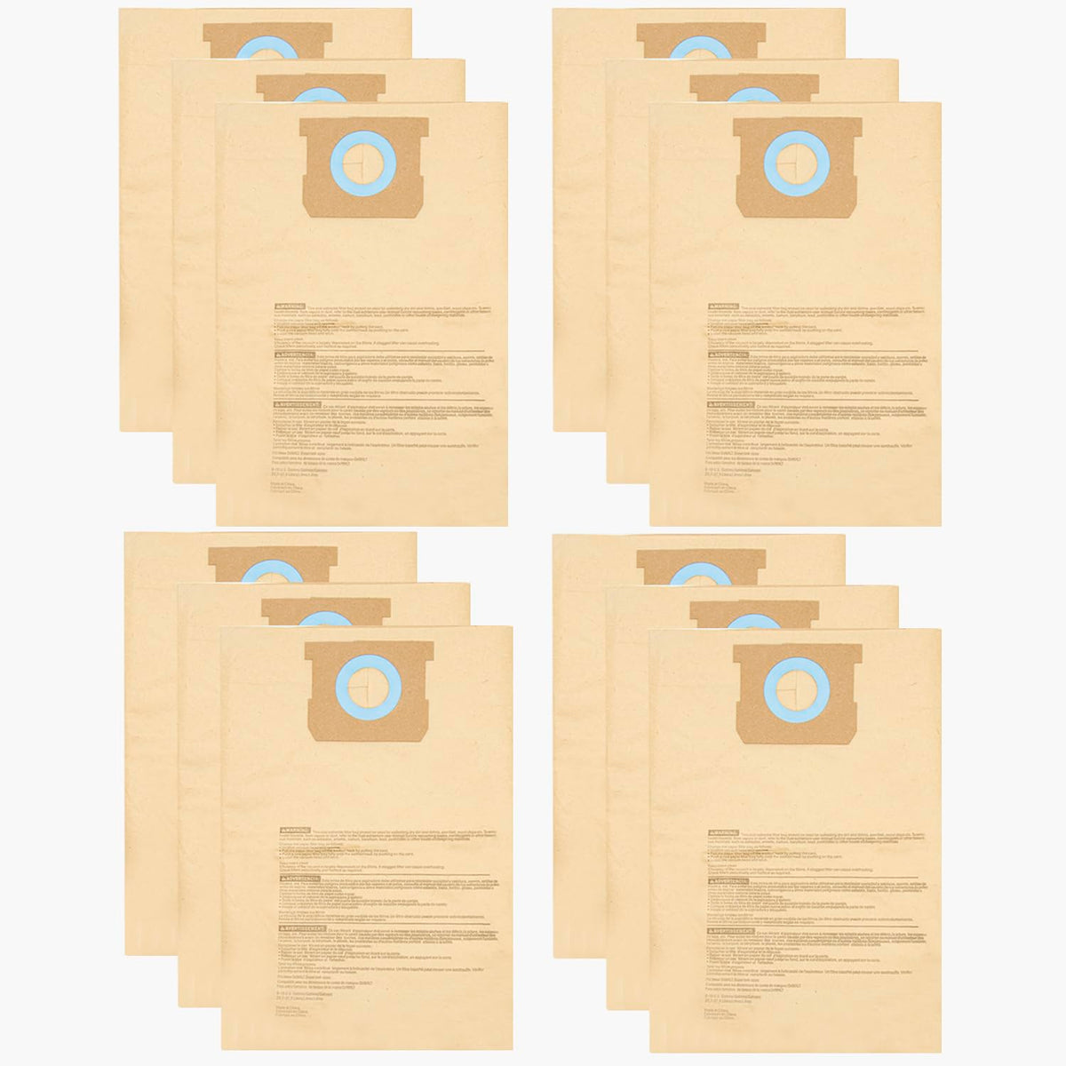 BIHARNT DXVA19-4102 dust bags capture fine dust for clean results