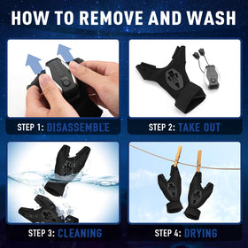 BIIB outdoor gloves suitable for night fishing and mechanic work with light