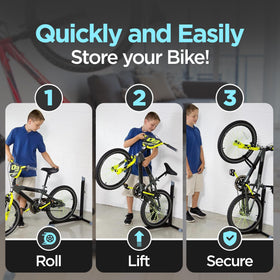 Bike Nook adjustable-height feature fits different bike sizes