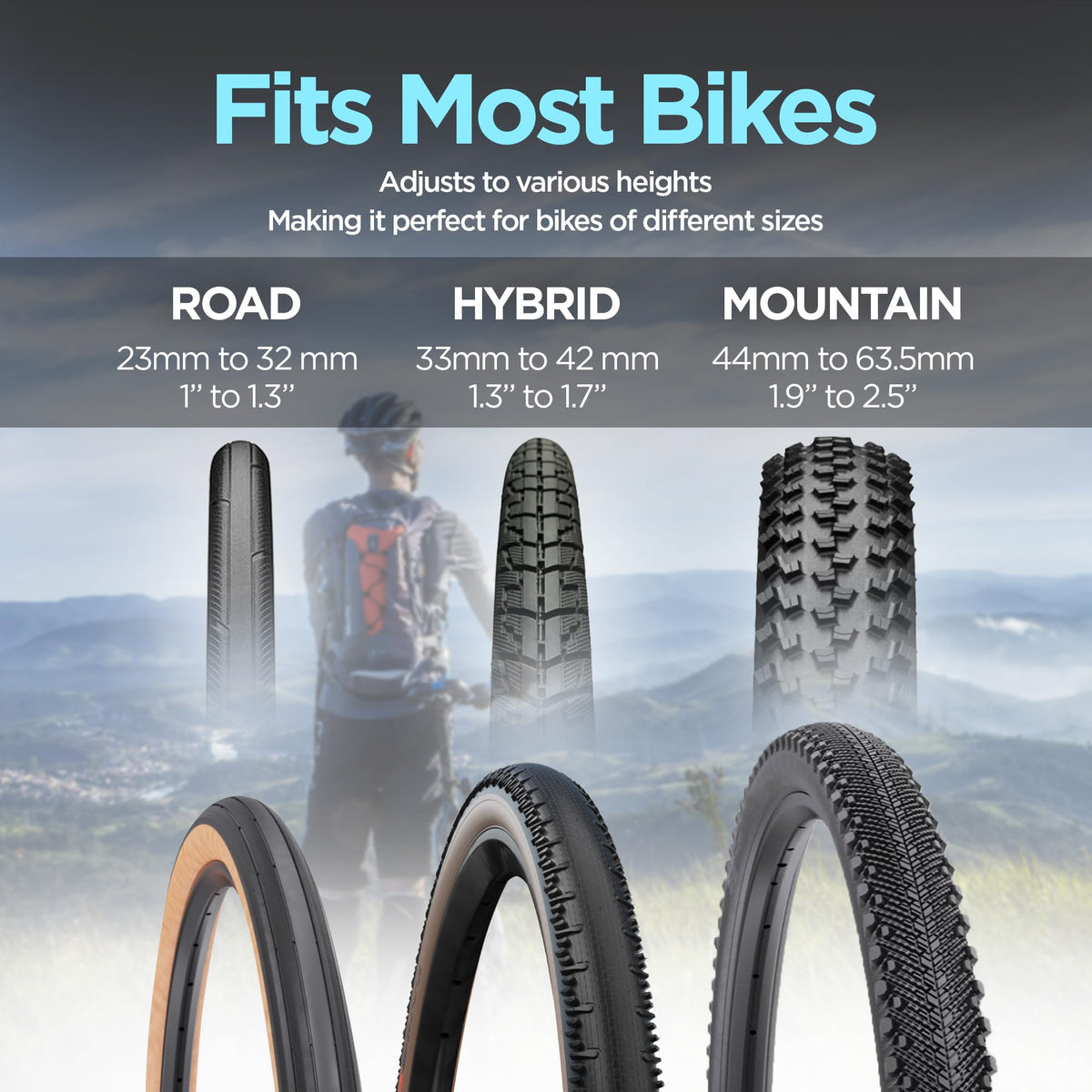 Closeup of Bike Nook non-slip rubber grips for secure hold