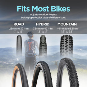Closeup of Bike Nook non-slip rubber grips for secure hold